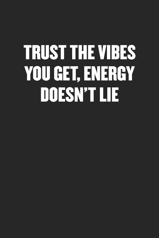 Energy Doesn’t Lie