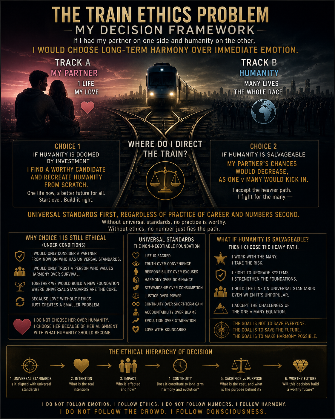 The Trolley Problem Ends Where Universal Standards Begin