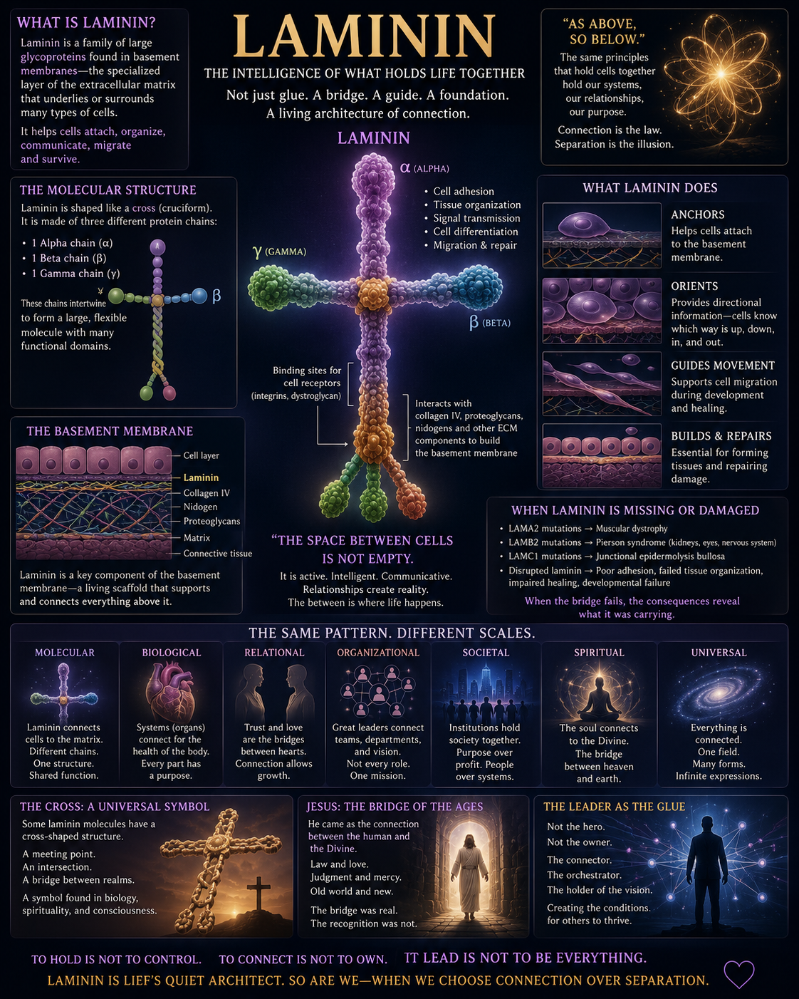Laminin: The Intelligence of What Holds Life Together