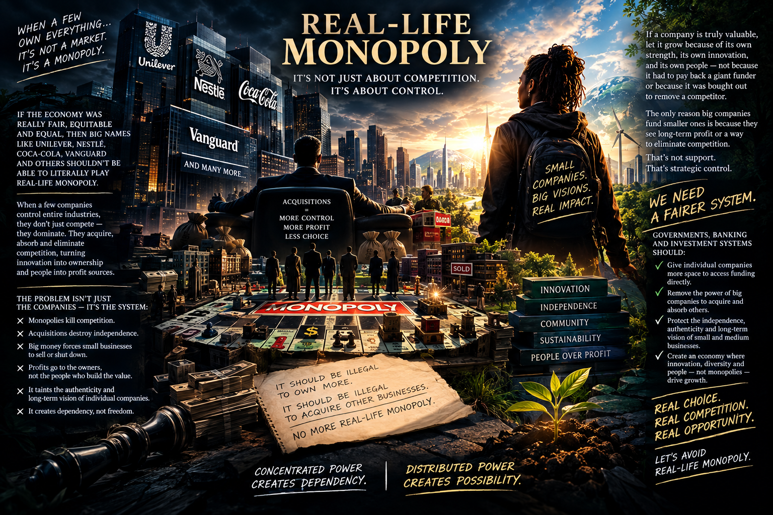 234..: STOP PLAYING MONOPOLY WITH THE REAL ECONOMY