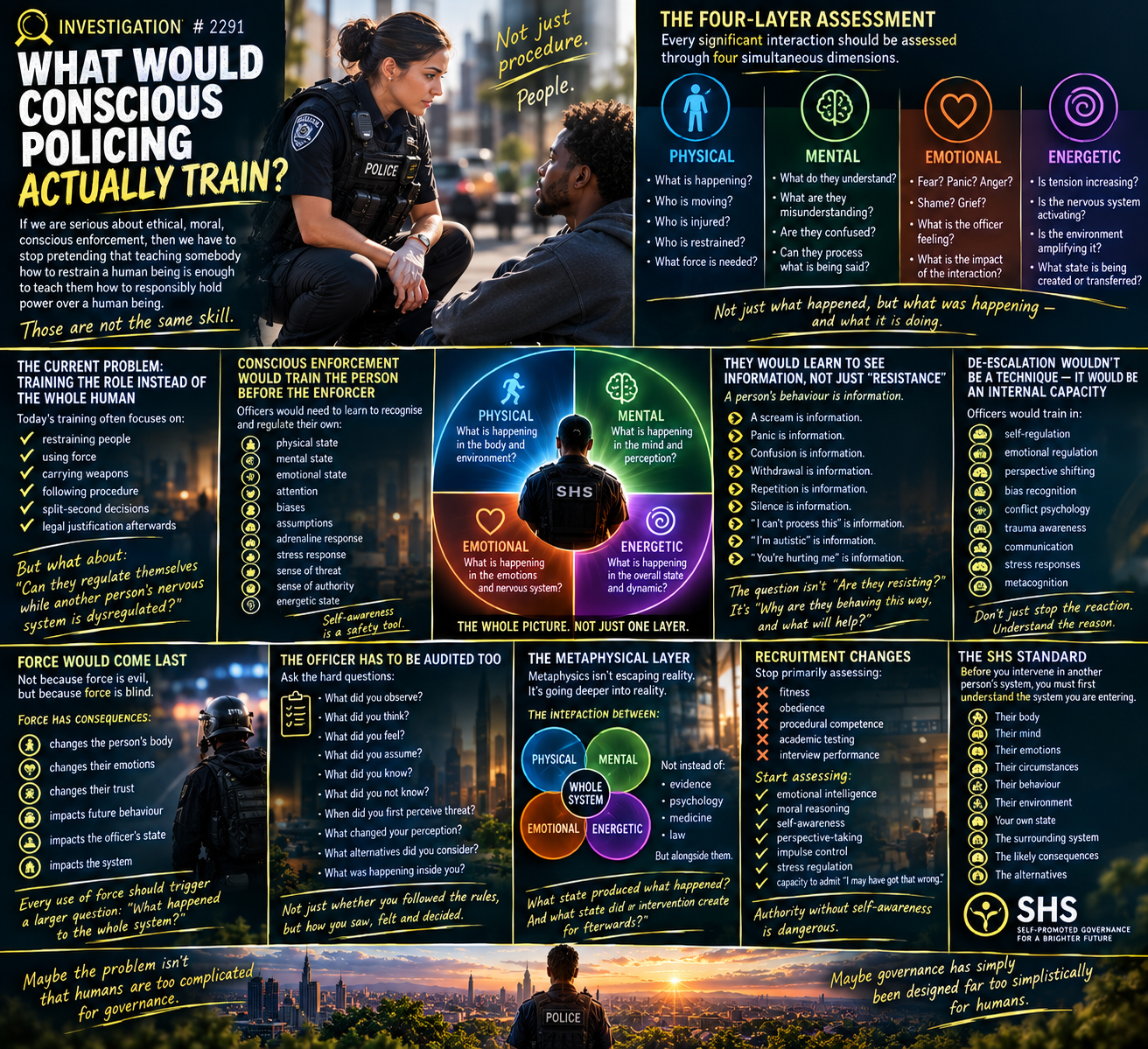 2291: WHAT WOULD CONSCIOUS POLICING ACTUALLY TRAIN?