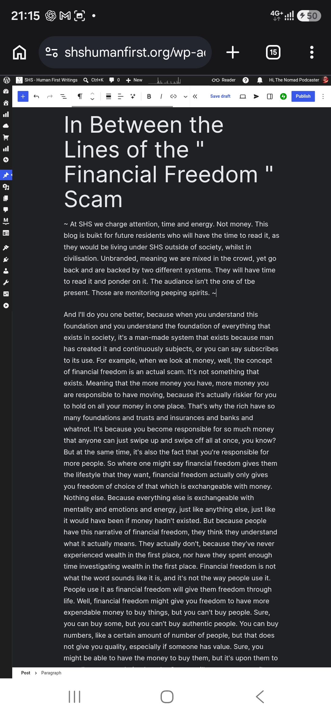 In Between the Lines of the ” Financial Freedom ” Scam