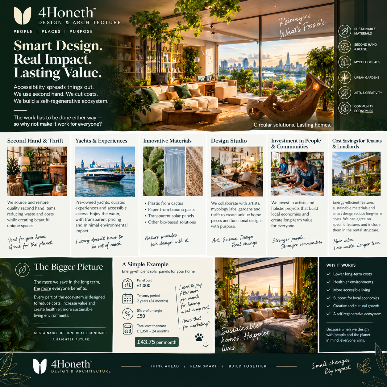 Smart Design, Real Impact, Lasting Value.. blah blah