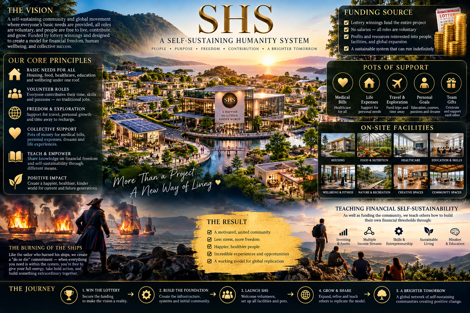 SHS: I Give My Work for Free to Build a System That Sustains Us All